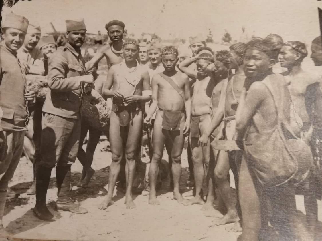 Also, in order for the non-Balkan people to understand the stupidity of Alicias tweets, here are some wartime facts. In WW1 Serbs were at Salonica front with Antanta forces and French were mostly Senegalese forces (Africans). There are the photos of Serbs with them (my colection)