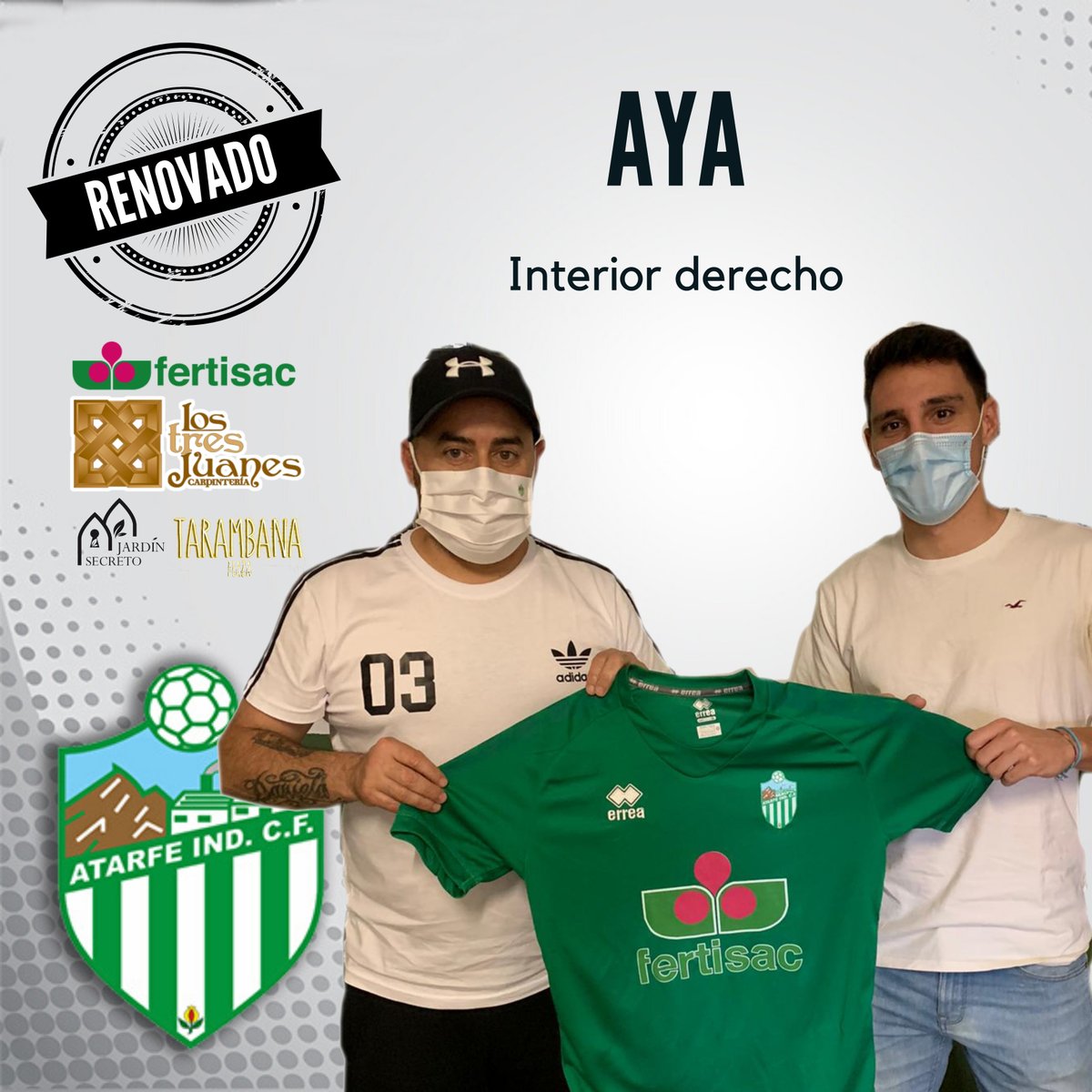 SÉNIOR | Segunda renovación confirmada para nuestro equipo de División de Honor. <a href="/Aya_Pg9/">Aya PG</a>, que puede jugar casi en cualquier posición del terreno de juego, ha renovado su compromiso con nuestra entidad. 
#AtarfeIndustrial
#Atarfe
#DivisionDeHonor