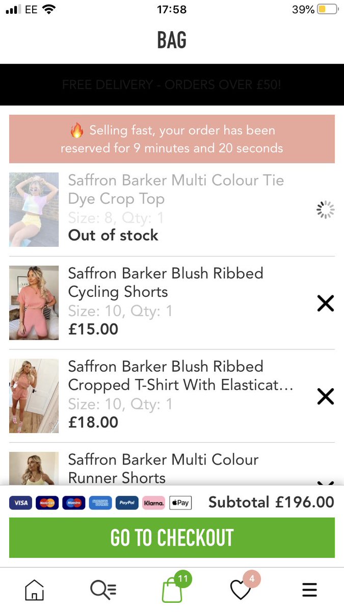 kayleighoverall's tweet photo. @inthestyleUK my items have gone out of stock in my basket with 9 minutes left! How is this fair? This is the one item I wanted so bad!
@SaffronBarker https://t.co/4vkBBrI62q
