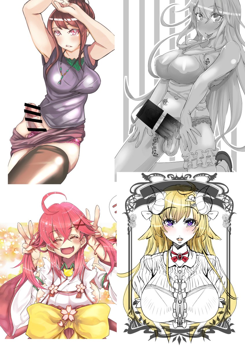 #今月描いた絵を晒そう 5月分のイラストこうして月一でまとめるのいいかも!٩( ''ω'' )و😍🙏 どんだけ描いたかわかりやすいし 配信原稿メインになってない月はこの数の倍は描きたいんだけどね なかなかねー('ω`;) 