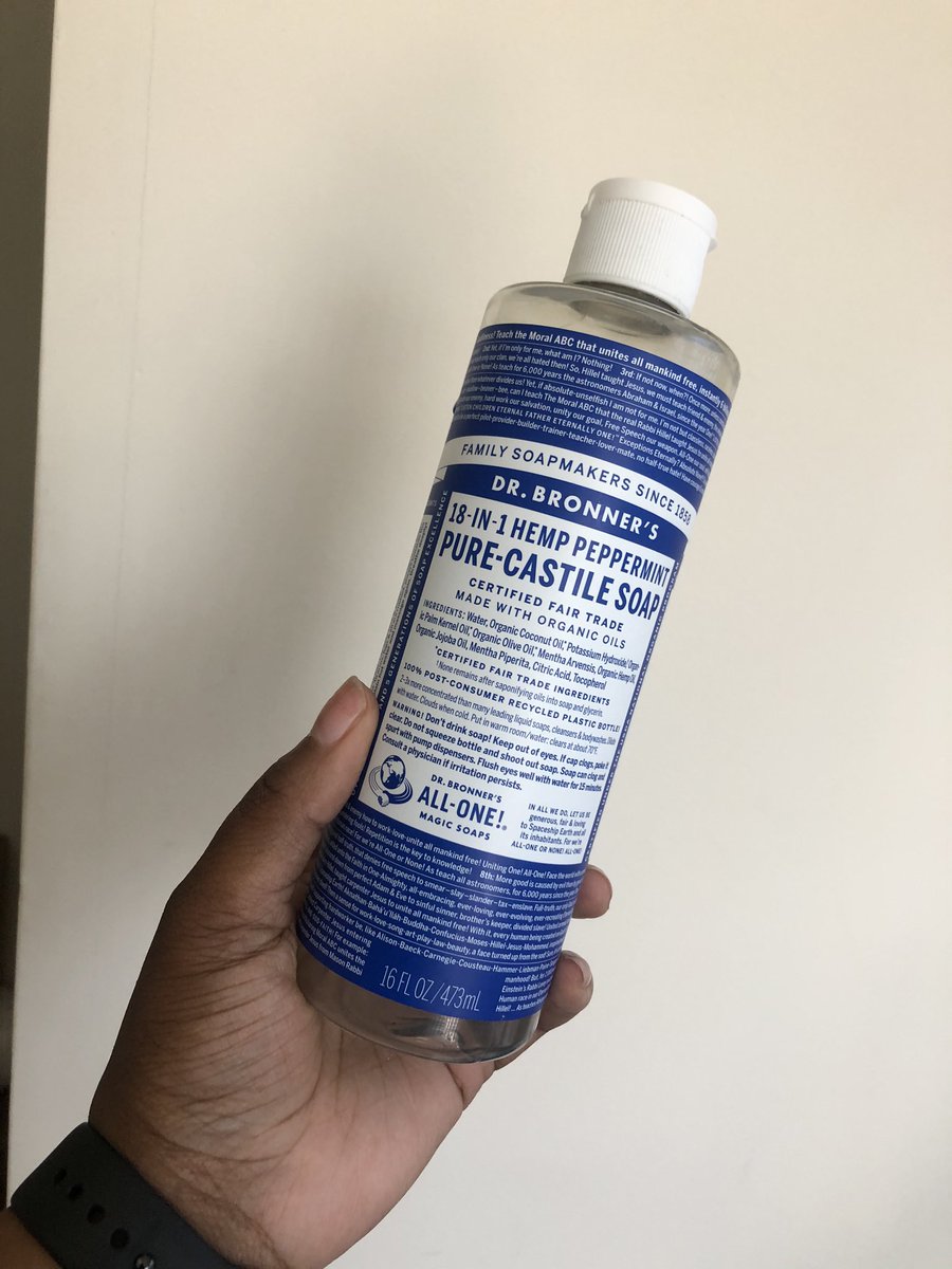 I finished this castille soap from Dr. Bronner’s, which is a fine company that does a lot. However, yesterday I learned that Pur Home sells castille soap and I ordered a large bottle from there. For those who use castille soap.  https://pur-home.com/organic-castile-soap/