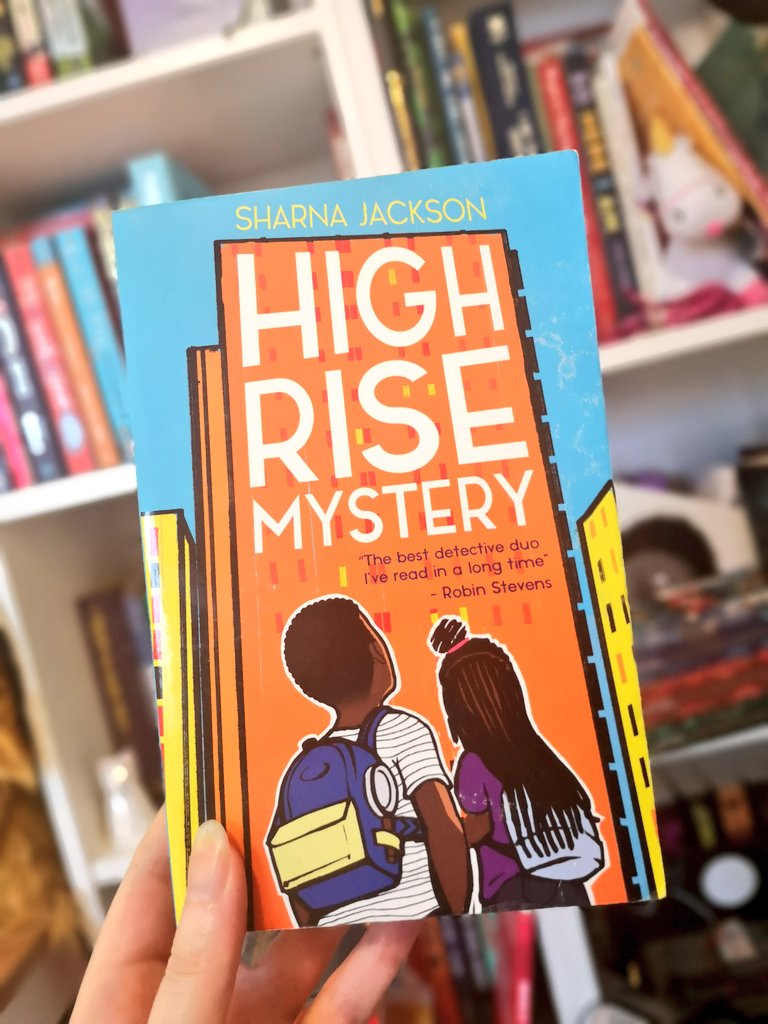 If you haven't come across their books yet, then let me recommend  #HighRiseMystery by  @sharnajackson from  @_KnightsOf : an incredible urban murder-mystery, a  #wcbp2020 Finalist, and perfect for any fans of  @redbreastedbird and  @followtheyellow. 5/5   #askabookseller