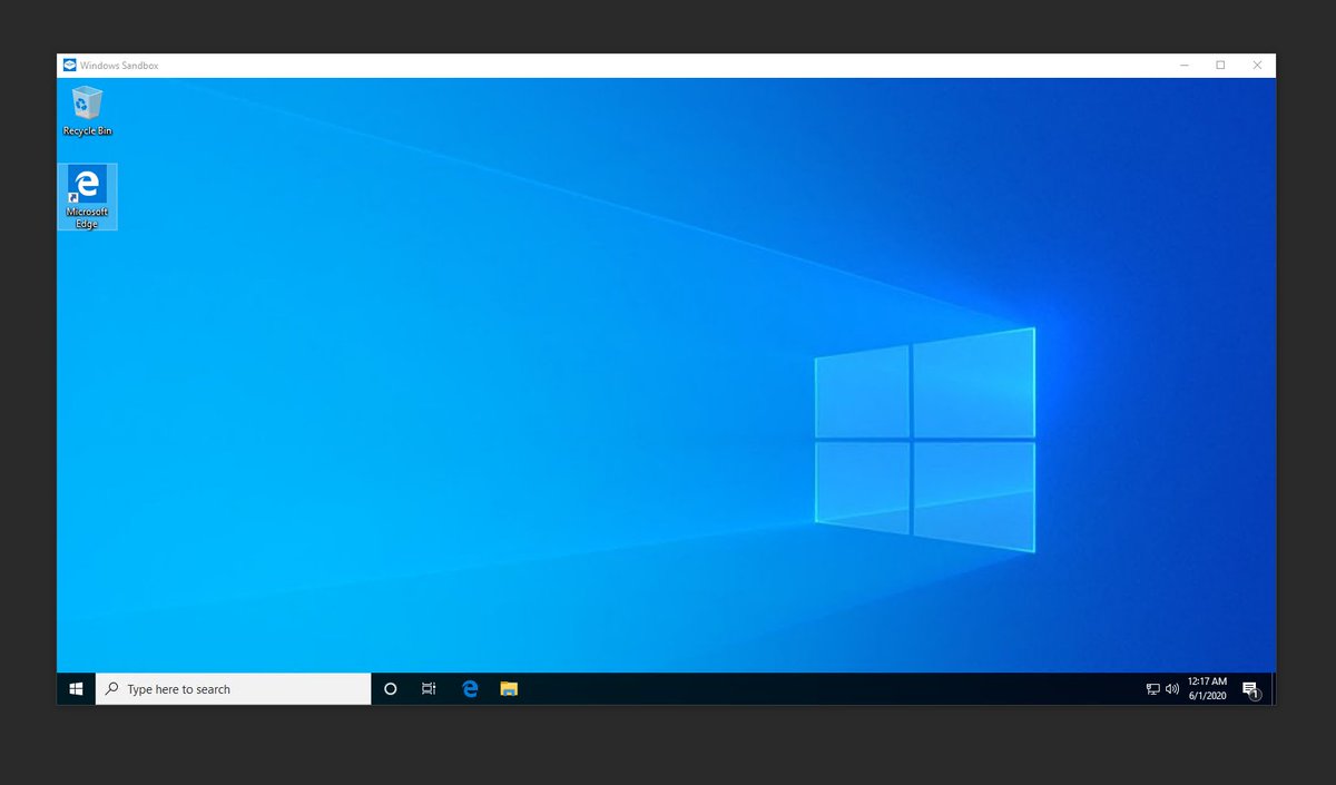 acitmaster's tweet image. เจอของเล่นใหม่ #WindowsSandbox