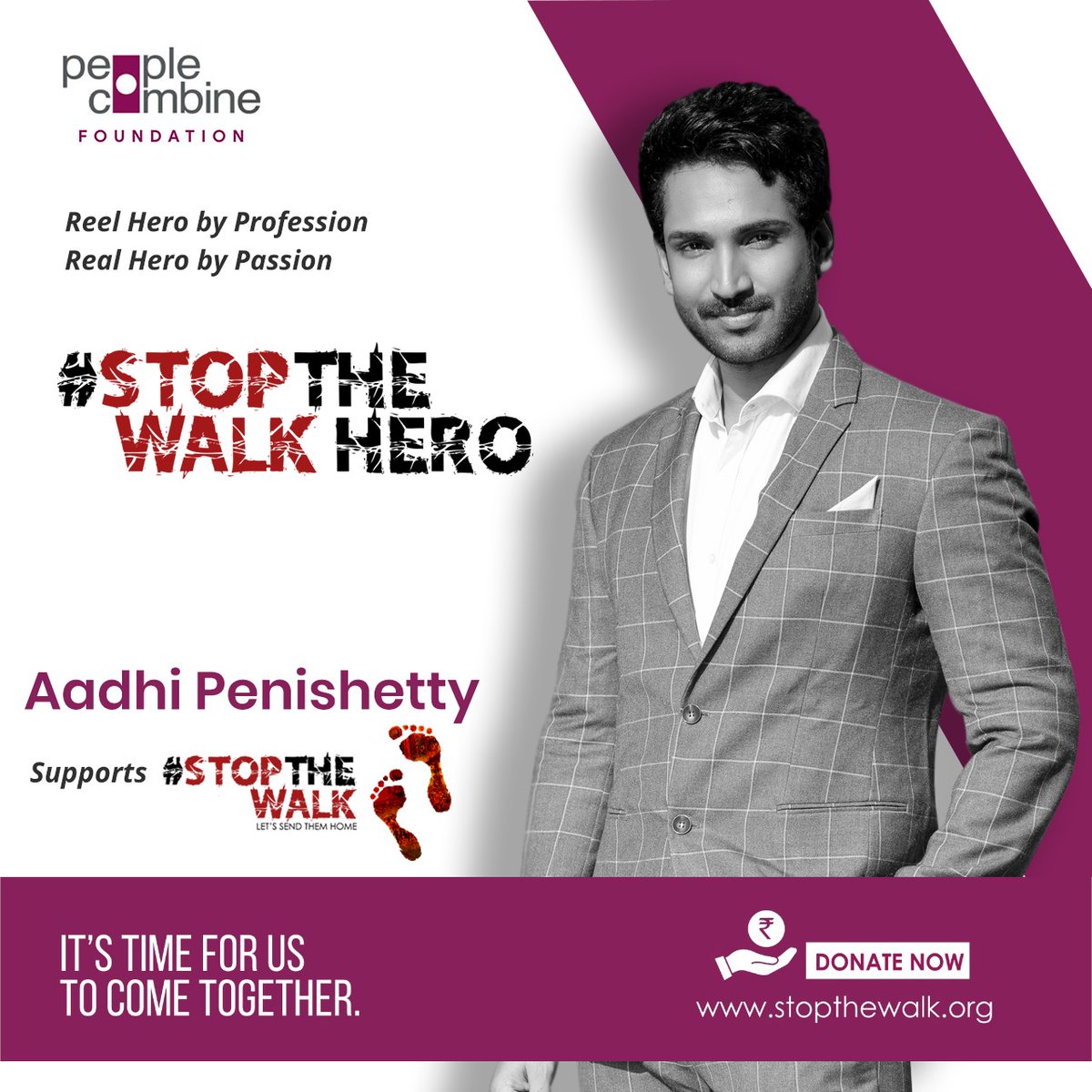 AadhiOfficial's tweet photo. I feel responsible for every step our Migrant workers take. Thanks @stopthewalkorg for such an amazing initiative to deliver Migrant Worker families back to their homes. I've made my contribution so, let's come together to #StopTheWalk
DONATION LINK- https://t.co/7fI0qfzZlQ https://t.co/F7RgNNaxML