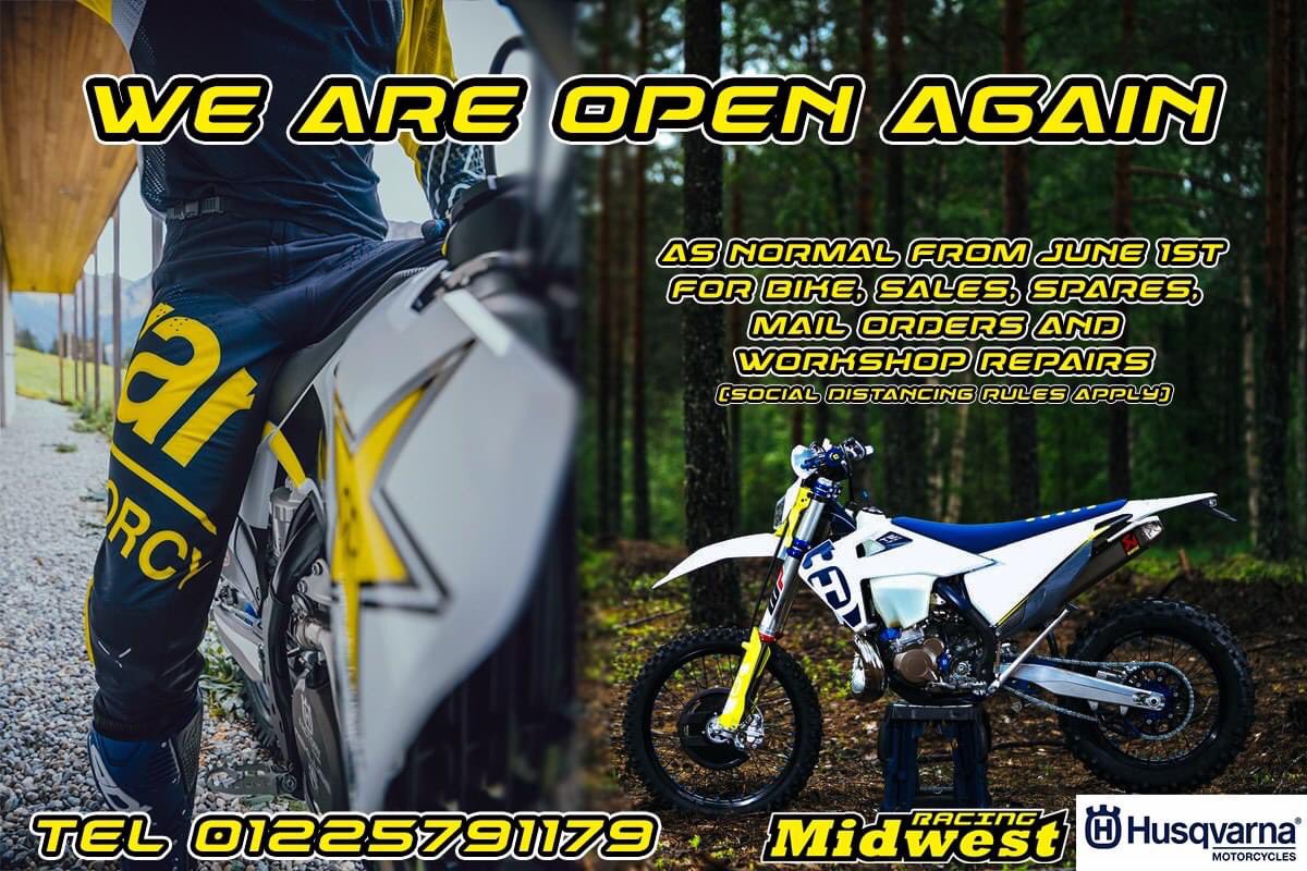 We’re open again as of 1st June