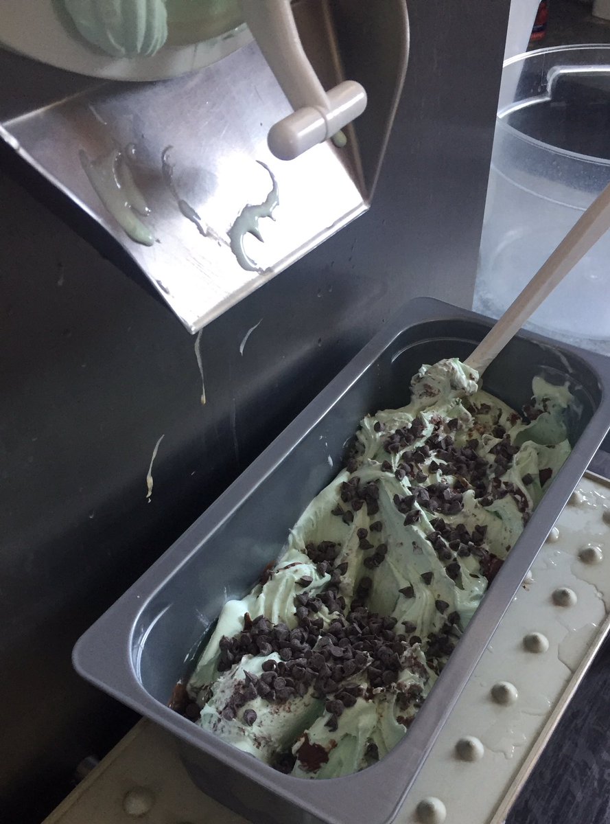 Mariosberko's tweet photo. Just finishing off some Mint Choc Chip https://t.co/O9sjR5KymC