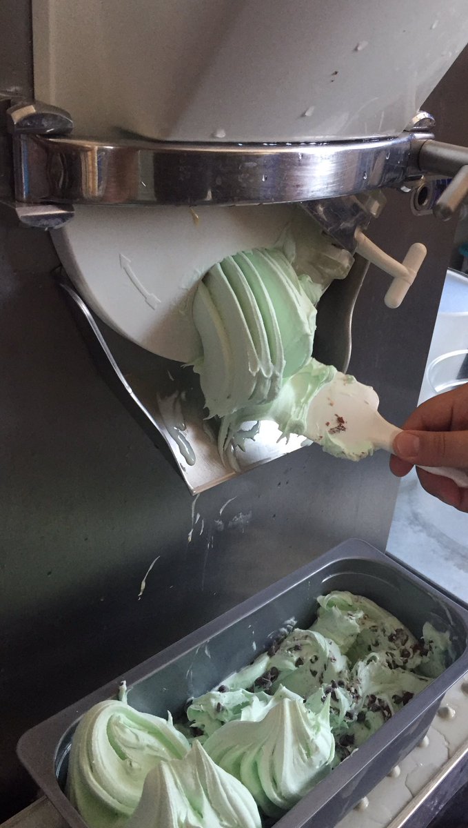 Mariosberko's tweet photo. Just finishing off some Mint Choc Chip https://t.co/O9sjR5KymC
