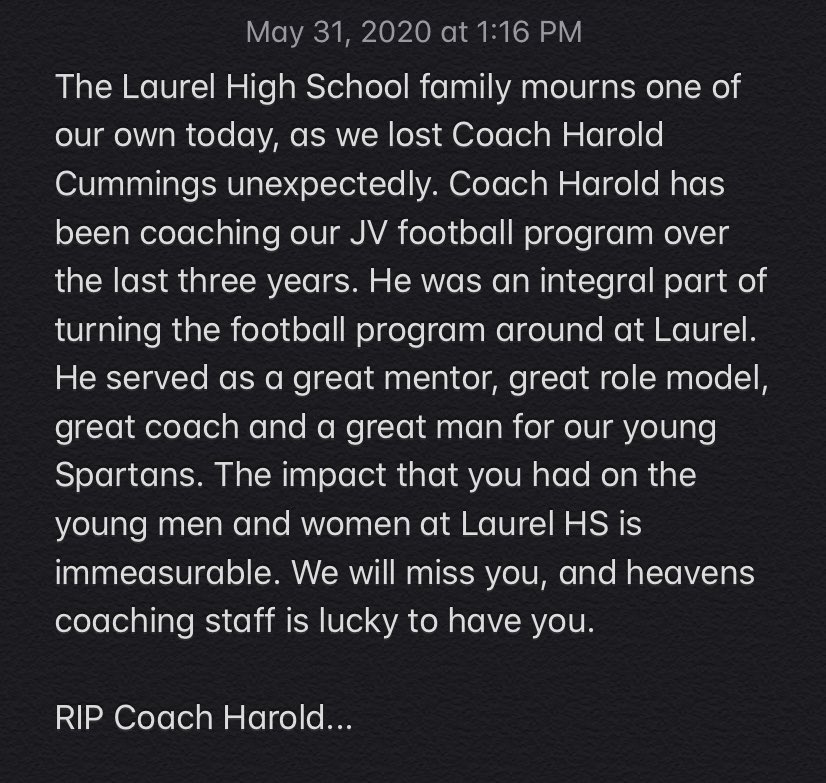 Laurel Spartans Athletics tweet media