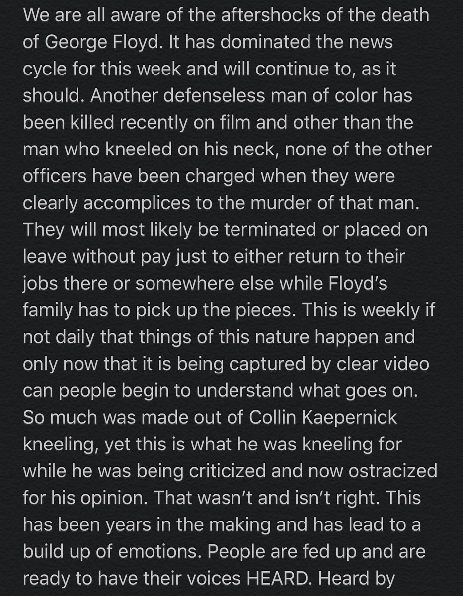Flash_Garrett's tweet photo. Times are hard, but it’s gonna take everybody to make a change. https://t.co/I9wpH7DvL4