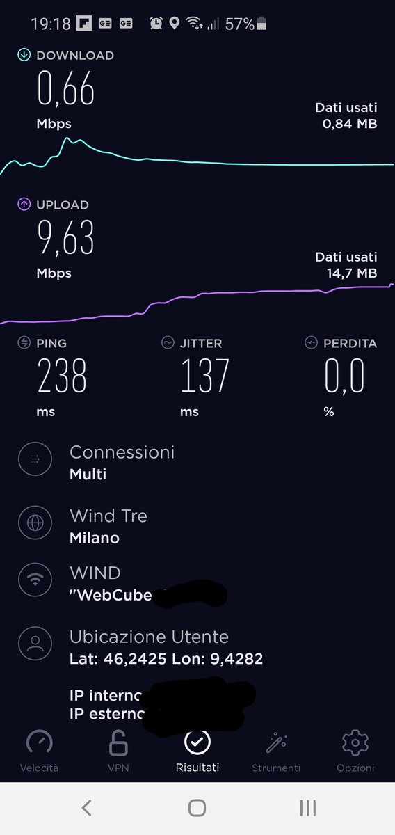 angelopenone's tweet photo. @WindTreOfficial fino a poco fa la Wind prendeva benissimo. Ora c'è l'upload che va meglio del download... https://t.co/KhEbUz2N7u