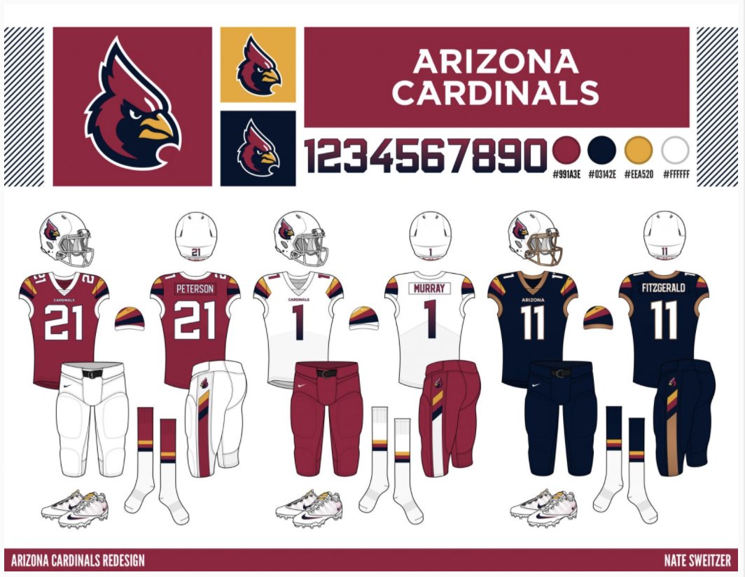 redesign arizona cardinals jersey