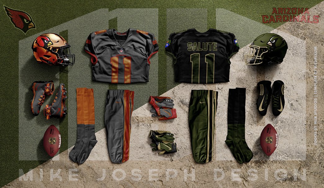 arizona cardinals jersey redesign