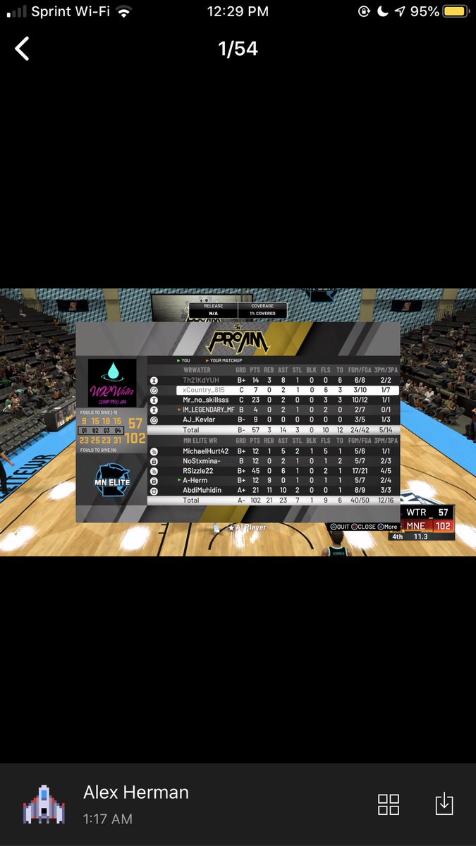 MNELITEWR's tweet photo. GG to @WRWater1 as we move on to the Round 4 of WRIT Tournament @WRproamleague @AirUpThere7 https://t.co/TXQ74PaCkH
