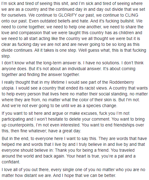 Kazooaloo's tweet photo. I'm sitting here with tears in my eyes after writing this because I'm so mad but I'm tired of seeing this happen day in and day out when I know that the human race can be better. https://t.co/kbOASU9zXG