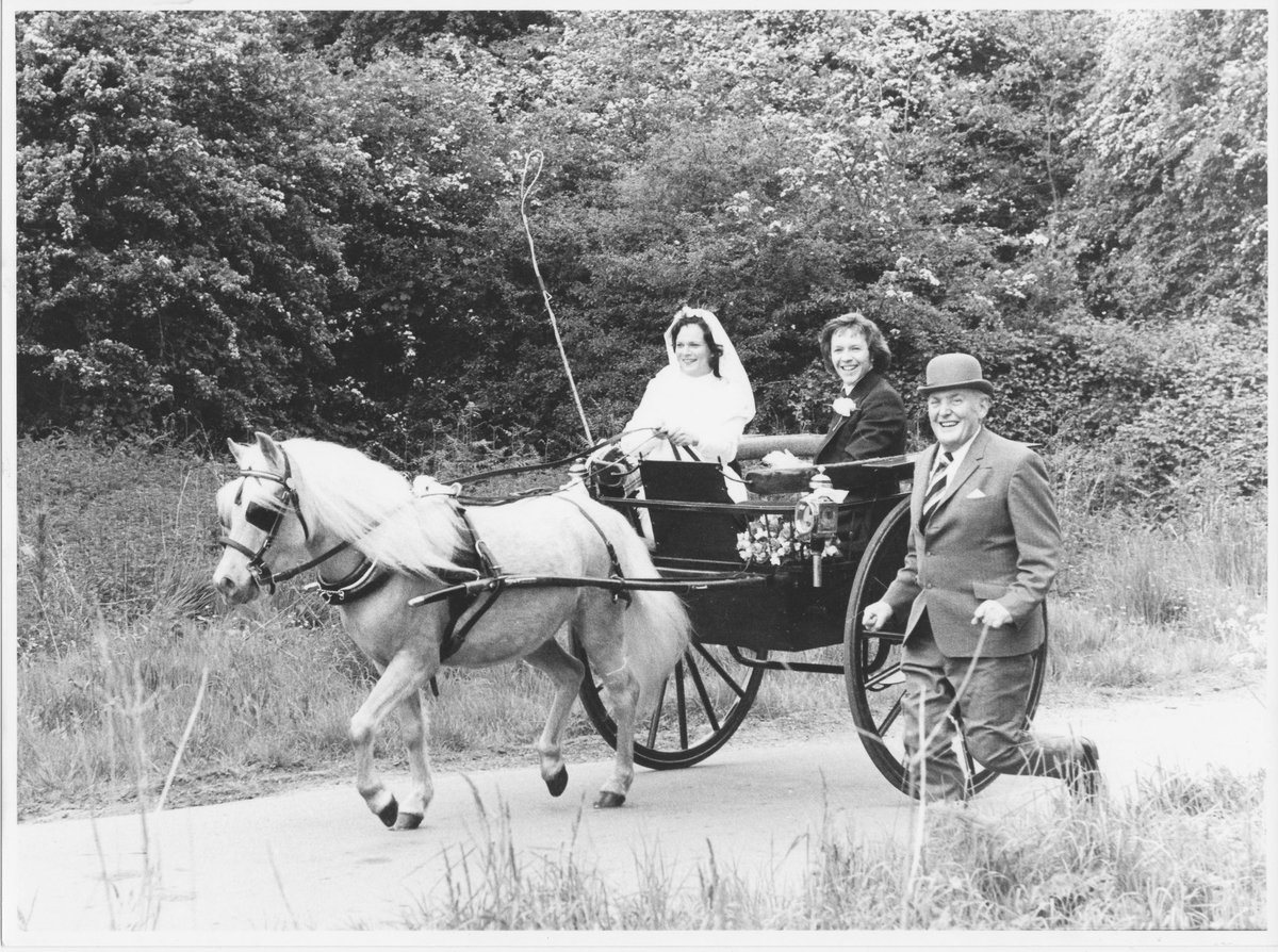 Nico_How's tweet image. 45 years ago today was a Saturday, Lyn and I got married for the first time, snow was forecast but stayed away