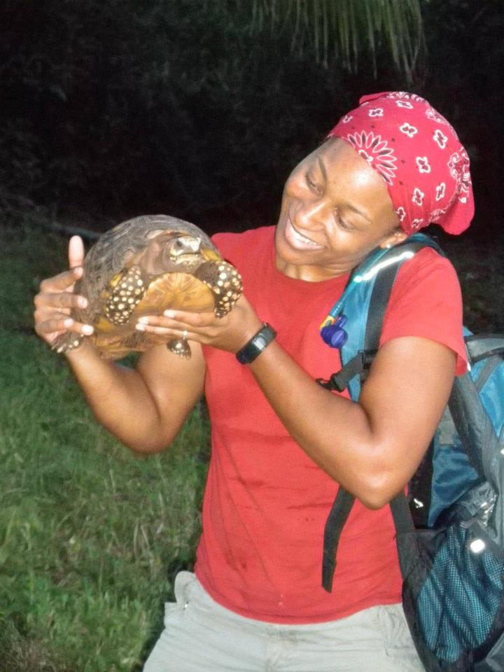 My career has taken me outside the US as well, with opportunities to experience what fieldwork is like in Biology and even Paleontology. As you can see, I kind of gravitate towards the herps!  #BlackInNature 2/3