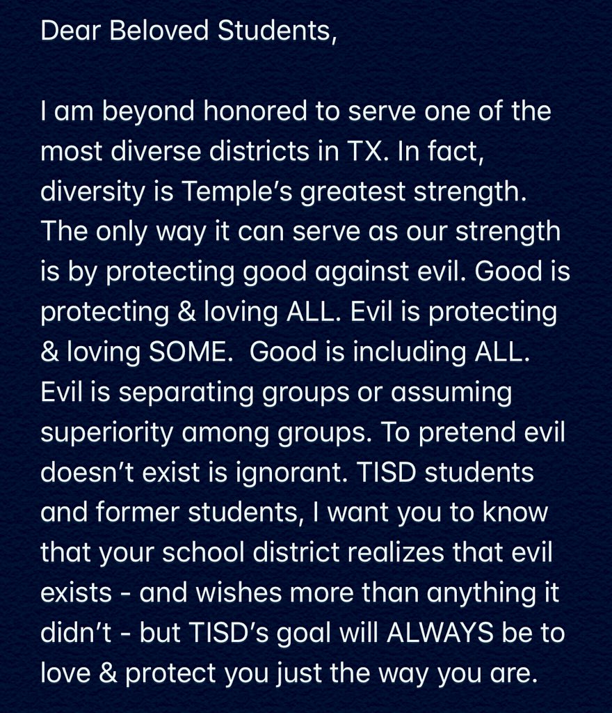 OttTempleISD's tweet photo. Students &amp; Staff of @TempleISD 👇🏻 https://t.co/YkzYeWREJl