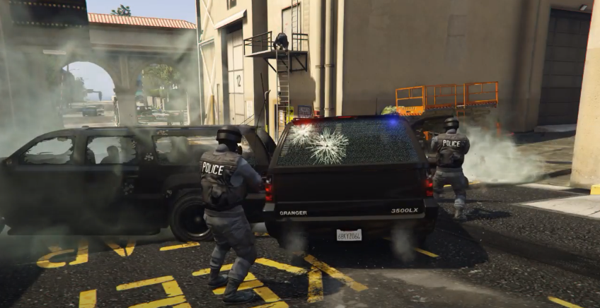 ViolateGeneva's tweet photo. You can violate the Chemical Weapons Convention (which prohibits the use of tear gas) in Grand Theft Auto Online. https://t.co/kVhvxLqGVy