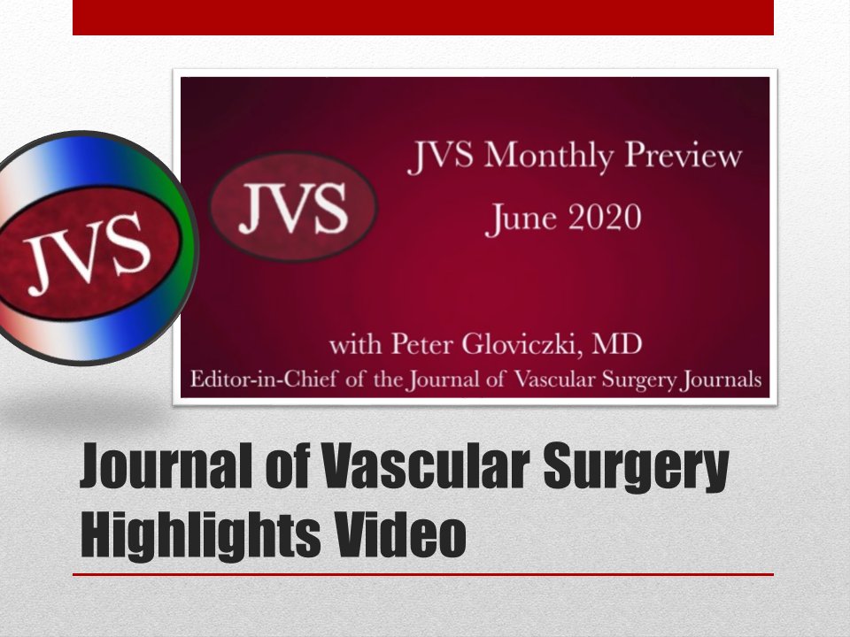 Journal of Vascular Surgery tweet media