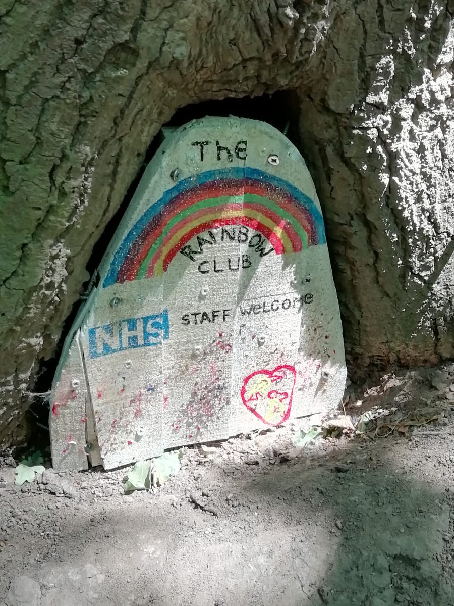 jo_cavanagh's tweet photo. Love this ♥️ on our regular walking route someone has been busy opening a whole new holiday resort  🌈
#rivacrevalley #fairydoor #elf #fairyhouse #magic #woodland #woodlandart #woodlandcreatures #fairyart #fairygarden https://t.co/iUPd5LcQIy