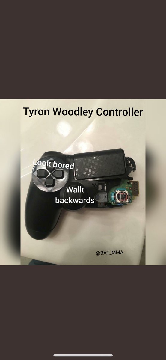 UFCworld___'s tweet image. Tyron woodley's controller