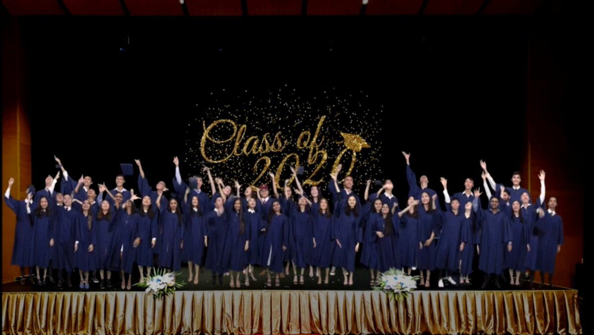 Congratulations, Class of 2020! <a href="/KISbangkok/">KIS Int'l School BKK</a>

<a href="/ict_kis/">Dr.Puk Khanthap</a> supports our Co'2020 to has the cap tossing together on the stage!

 #VirtualGraduation
#Graduation2020 
#ClassOf2020
#KISBangkok
#KISBangkokICT
#GreenScreen