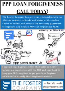 oliviaerios's tweet photo. The Foster Group - Helping you with PPP Loan Forgiveness. English &amp; Spanish Assistance. https://t.co/GYOQGYemqH https://t.co/kiY1iZwPGf