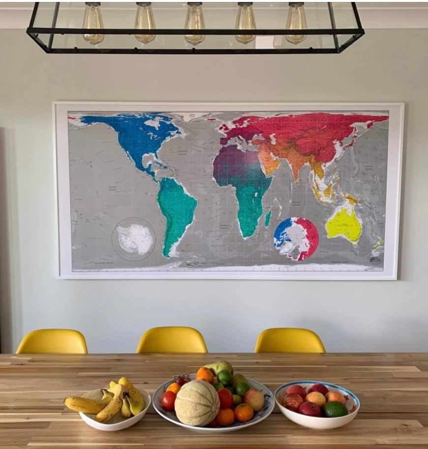 Futuremaps's tweet image. Great capture from a happy customer Hettie E of our Huge Future Map in her home, with the caption, "Very happy Geography teacher, an amazing birthday present". If you are looking for a gift with meaning, that really will last, take a look here: buff.ly/2q0uN6Z
#mapgifts