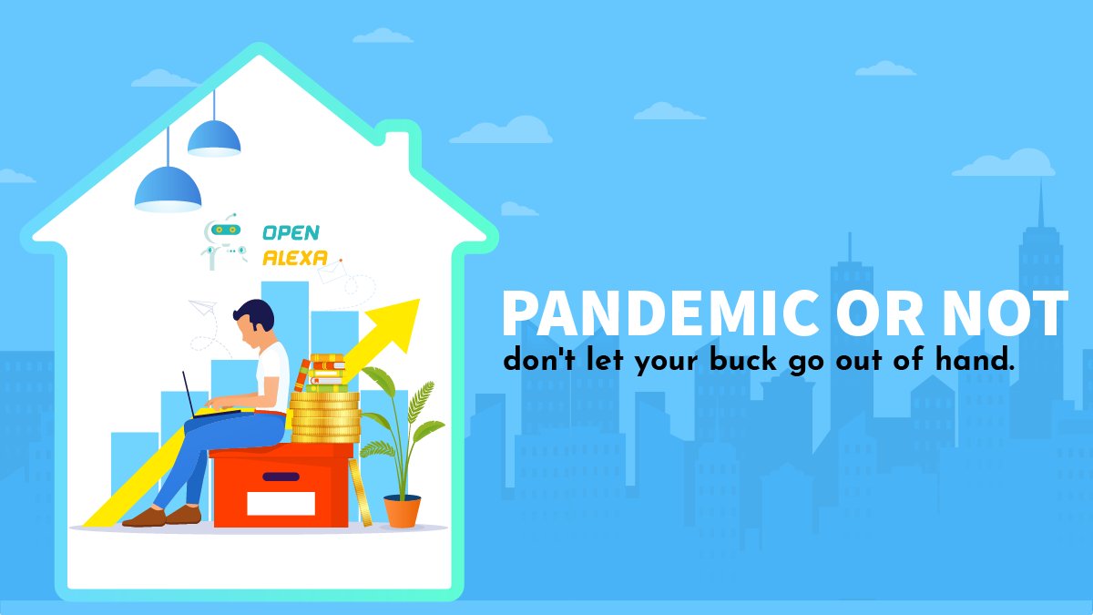 OpenAlexa's tweet photo. Struck hard by the pandemic?

Looking for a quick passive income option?

#OpenAlexa can help you get back on track. The best part, you don't need to be an expert in any domain, be it market analysis or crypto management.
#Passive #Income #Smart #Investing https://t.co/JE9LyZhsRM