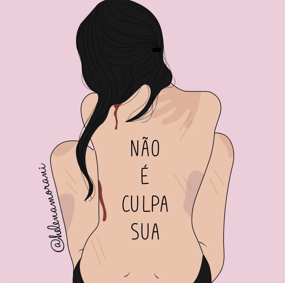 QuebrandoOTabu's tweet photo. A culpa por uma agressão, ou abuso NUNCA é da vítima.

A culpa não está na roupa que a mulher usa, não está no que fala, não está em seu comportamento, em suas crenças, em suas amizades, ou no que gosta de postar na internet. A culpa é do agressor, autor dessa violência. https://t.co/yQvo3YBgJD