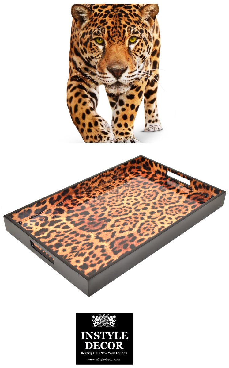 Do You Love Animal Prints? Check Out New "Cheetah Tray" instyle-decor.com/cheetah-tray-0…" trending homedecor #newjersey