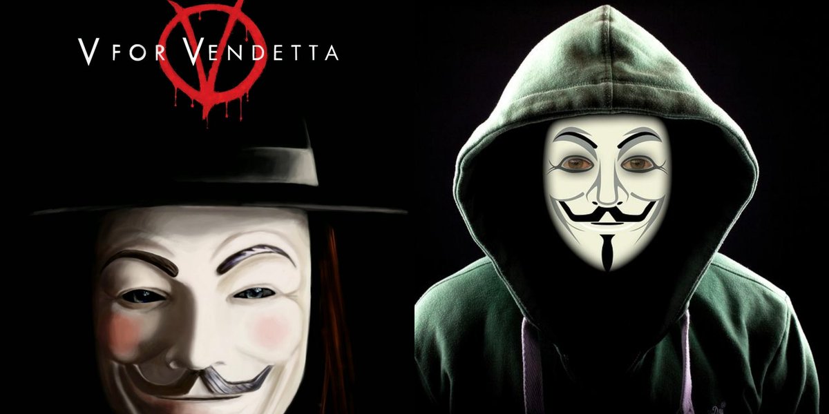 ElMundoDeMarvel's tweet photo. 2005: V for Vendetta
2020: #Anonymous 

#protests2020 https://t.co/FabHnlR8xT