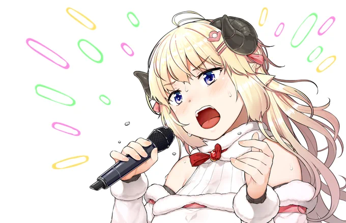 ふわふわしてるのにカッコいい歌い方するからずるい#つのまきあーと 