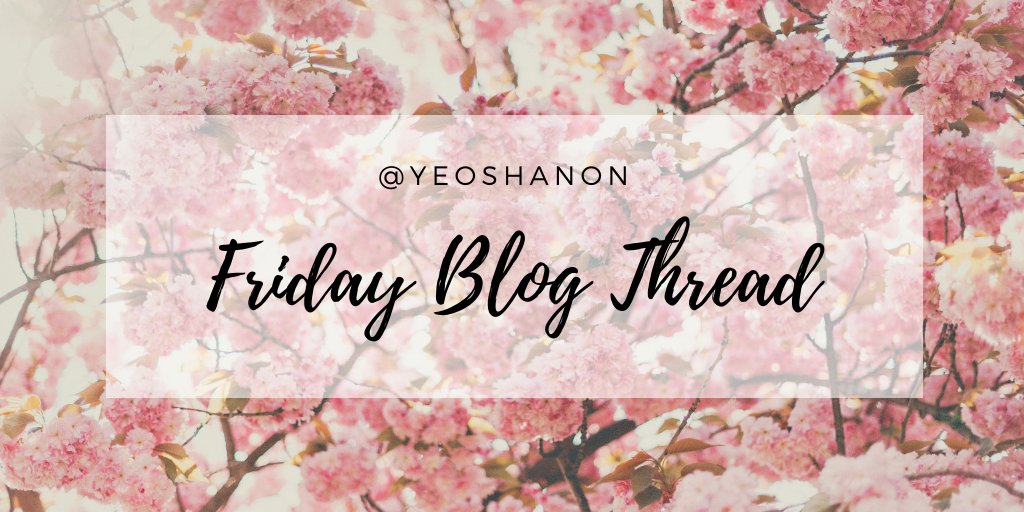 YeoShanon's tweet photo. Friday Blog Thread 🌹
🌺Follow me
🌺Retweet this post
🌺Comment with your latest blog post
🌺Share/comment on each other posts
I've started by putting my latest blog in the comment 👇
#bookblogger #bloggerswanted #WritingCommunity #booklovers #blogthread https://t.co/wnXfBUcDT4