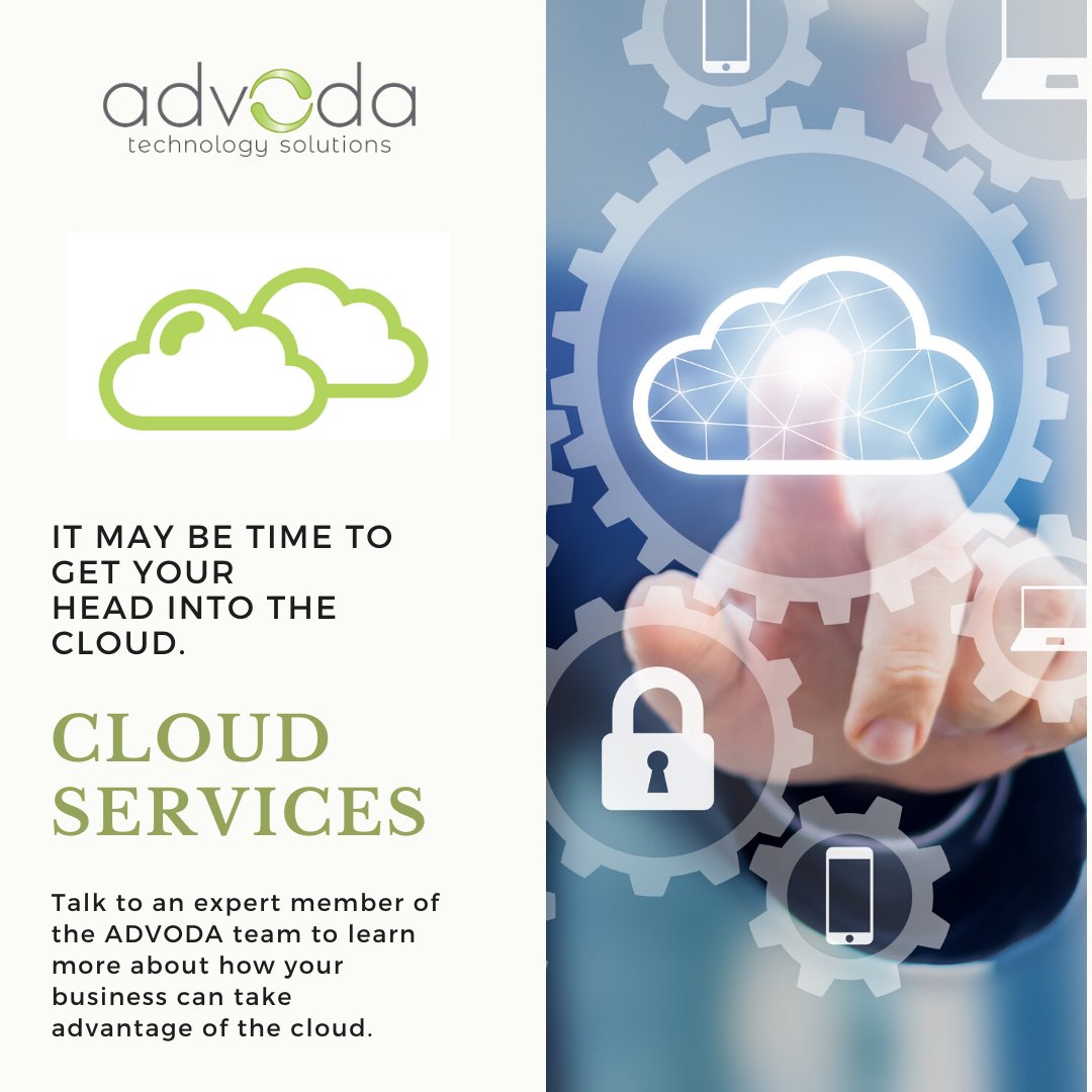 ADVODA's tweet image. #TelecommunicationSolutions - Cloud Solutions – It may be time to get your head into the cloud. Find out more about our Cloud Services here: advoda.com/cloud #cloudservices #SaaS