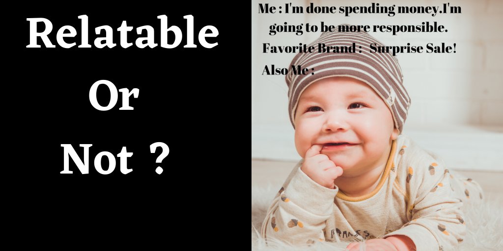 dontpayallus's tweet photo. Happens with you?
.
#Twittermemes #funnymemes #jokeoftheweek #memeofthemonth #onlineshoppingmeme #babymemes #memsforlife #bossofmemes #moneymemes #funnybabyreactions #cutebabyface #babyposing #cutebaby #funnybabyface #babymemes #onlinememes #shoppingmemes #salememe #surprisesale https://t.co/apqA7ZdXFv