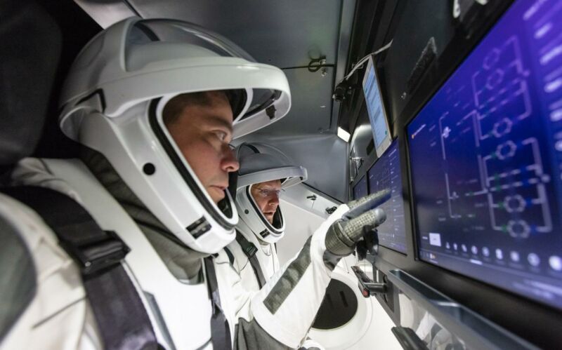 nschobinger's tweet photo. SpaceX-Mission &amp; Design: Remarkable evolution of the design. Spacesuits (pumpkin > starman), cockpit (knobs > touchscreen) exude modernity - in space. | read too https://t.co/WqlXzhoUGm via @bbc and https://t.co/ndoa4DTnAK via @kaistha_deepak | #designthinking #SpaceX #NASA | https://t.co/UUKV8OByw2