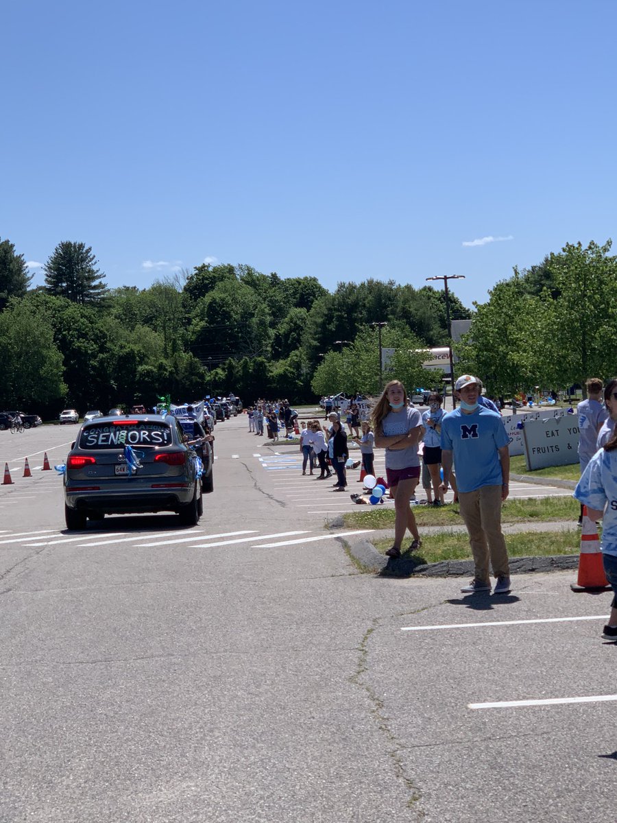 guidance02052's tweet photo. Congrats MHS Class of 2020! #medfieldps #MHSRollingRally #WarriorStrong https://t.co/yD3t6FPu8u