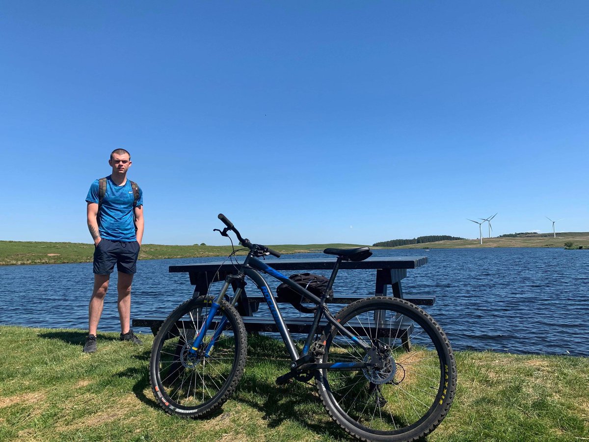 Northwestabc's tweet photo. Another brilliant month of lock down cycling from @jamesreid200 ‼‼
In May James has racked up 454mls❗ to add to his April tally of 315mls, so an impressive total of 769miles since buying his bike for lockdown.

Well done James and enjoy being back to work tomorrow 👏 🖤💛 https://t.co/dIg59uHwno