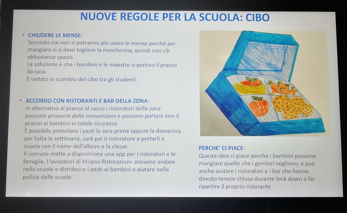 chiarabonomi's tweet photo. Oggi ho spedito il progetto fatto dai bambini di quinta elementare per #milano2020 spero che il sindaco @BeppeSala o qualcuno del suo staff trovi il tempo di guardarlo. É pieno di vita entusiasmo e saggezza. La vera riscossa dei bimbi dimenticati dalla #politica. https://t.co/WwPdaj7roi