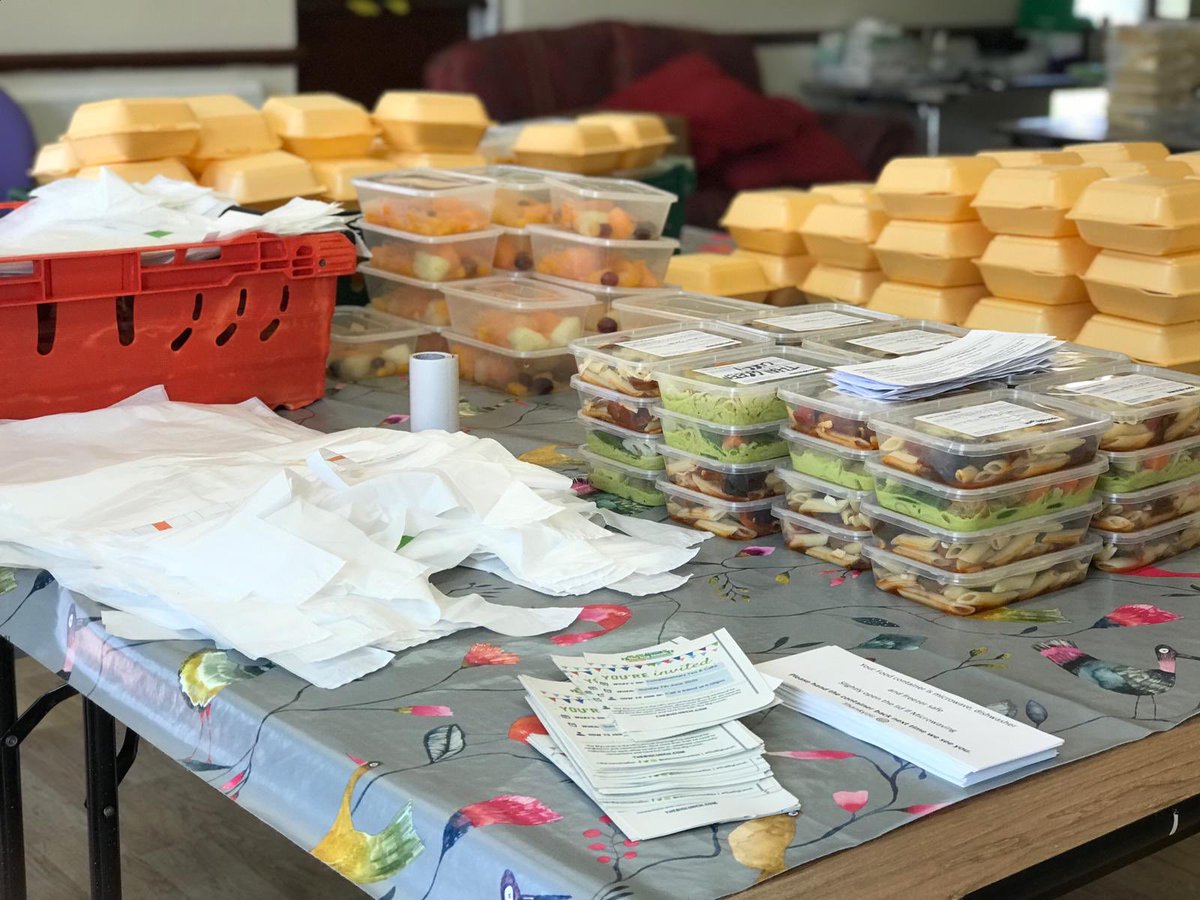 What a fantastic team of staff and volunteers I have at the <a href="/Vine_CC/">The Vine CC</a>. Very proud and grateful. Over 100 meals out today to those still isolating.