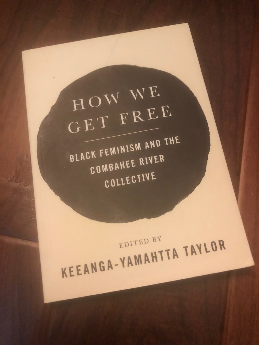 Black feminism is the midwife of the abolition movement. For this reason, we also think it's important to include the work of The Combahee River Collective on this thread.  @KeeangaYamahtta's How We Get Free maps the genealogy of their work and its philosophy.