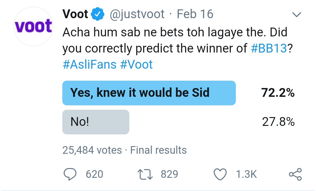 The loudest roar, the last laugh ! This wasn't the end but the beginning of a lifelong journey where you'll keep making us proud & happy and we'll keep showering you with our unconditional love & support. Pakka.  @sidharth_shukla  #AllHeartsWithSidharth  #AlwaysByYourSideSid