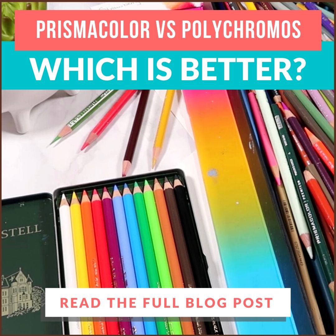 Prismacolor Vs Faber Castell Polychromos colored pencils w/ Lachri