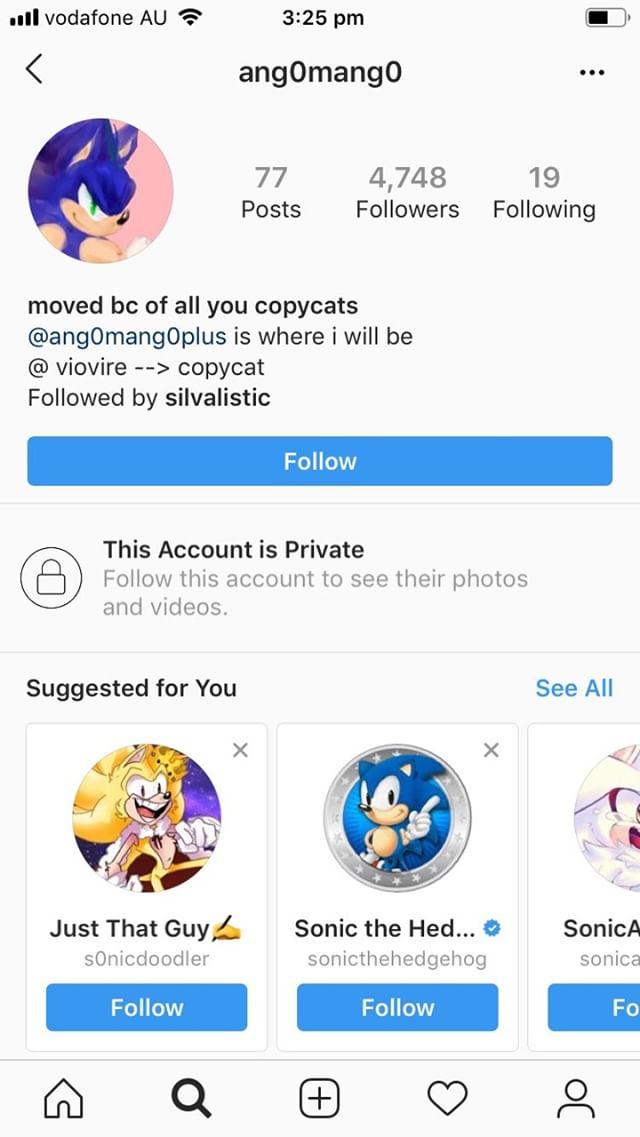 After talking to the mods who didn't agree with her, she got banned and left Amino, choosing to hide away on her Instagram and make a fuss about it, saying things about how I'd ruined her life and such and such: