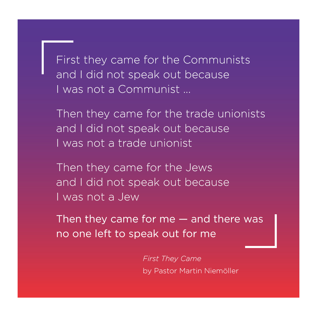 None of us stands alone. How do YOU speak up for causes that matter to our fellow humans? We want everyone to come home safely — and continue to live surrounded by fairness and safety. #EndEpilepsy