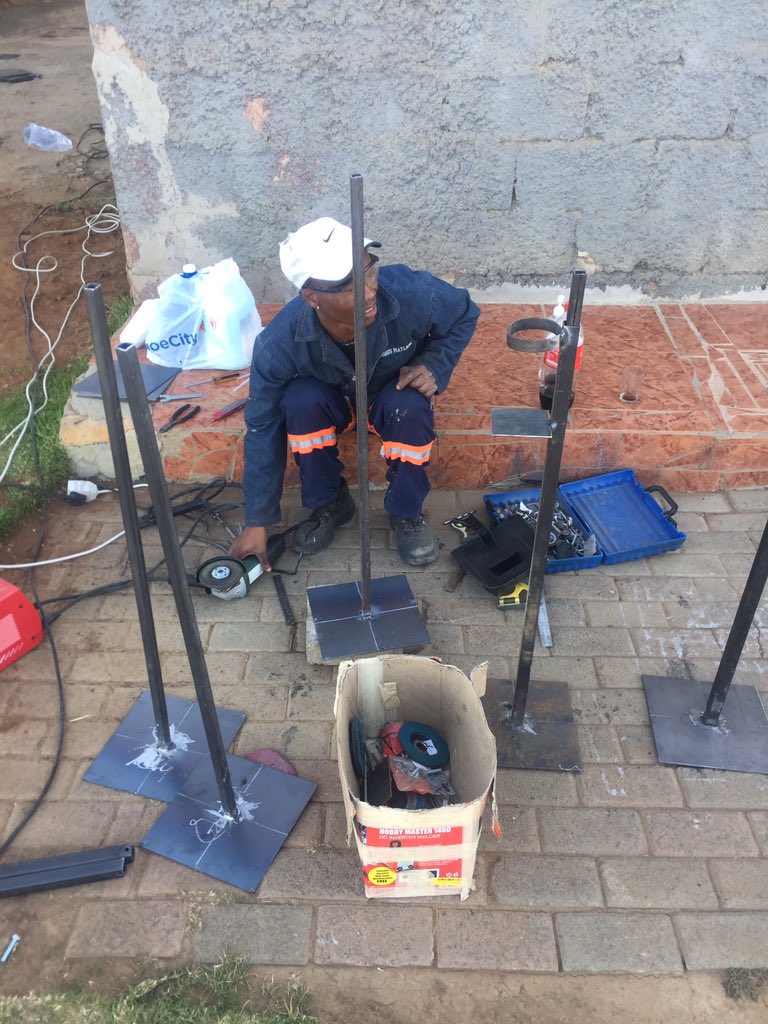 Pharisto's tweet photo. @Lesufi, @MbalulaFikile @Julius_S_Malema, We are unemployed nobodies from Botshabelo trying to make a living out of manufacturing and selling pedal sanitizer dispensers, and we relying on your help. We courier and deliver nationwide, call 083 560 7669, the stand is R550 https://t.co/mmO8BR6Npt
