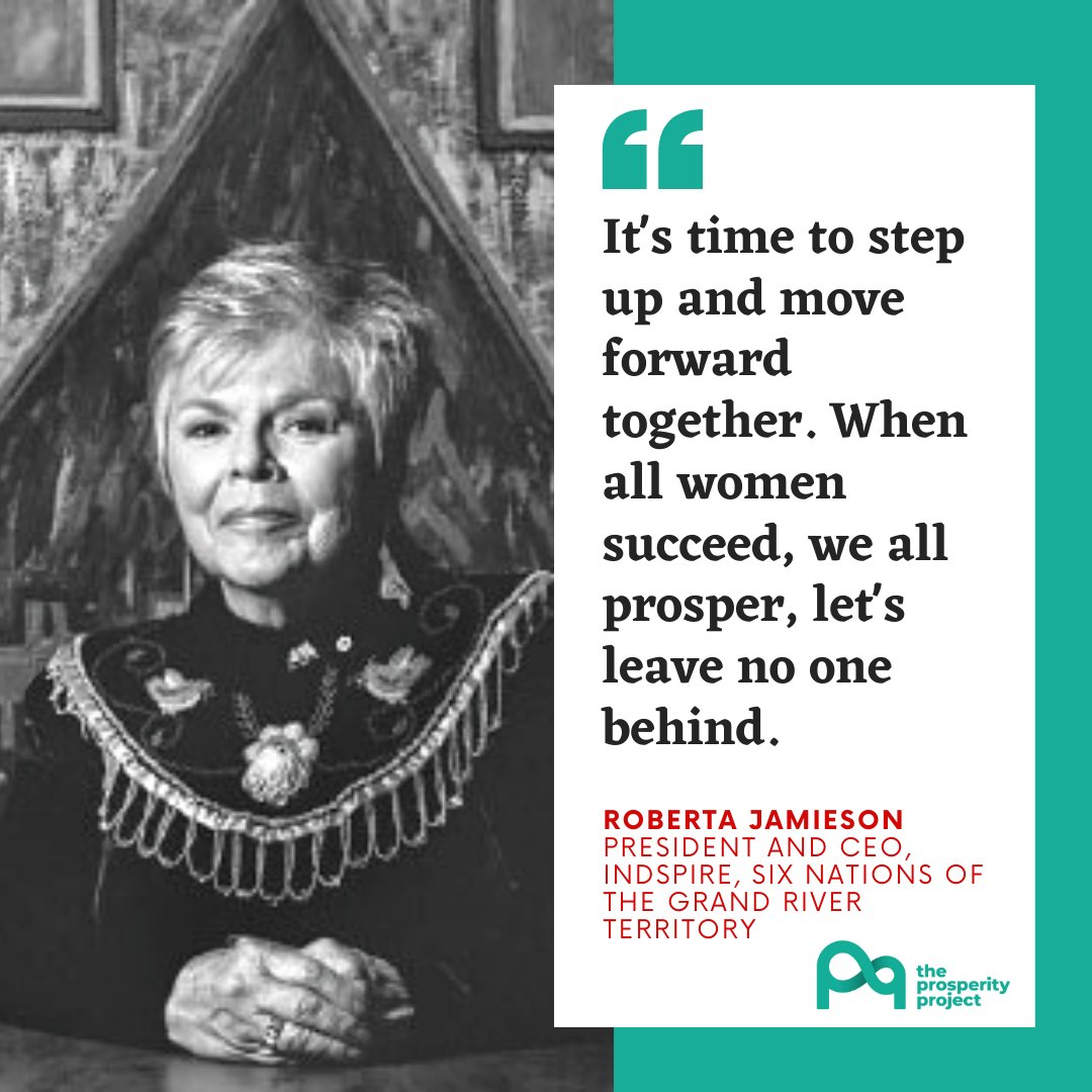 CA_prosperity's tweet photo. "This crisis provides both a risk and an opportunity. The risk is that we will lose what we have gained, and the current reality is stark and dismal in many of our indigenous communities in particular." - Roberta Jamieson, The #ProsperityProject Visionary. #COVID19 https://t.co/y5yNlF5i4H