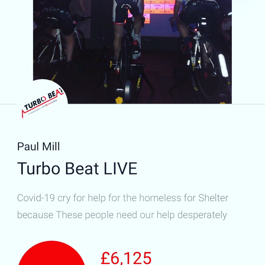 We’ve done it guys!
£6125 for the homeless
You are all amazing people Thank you!