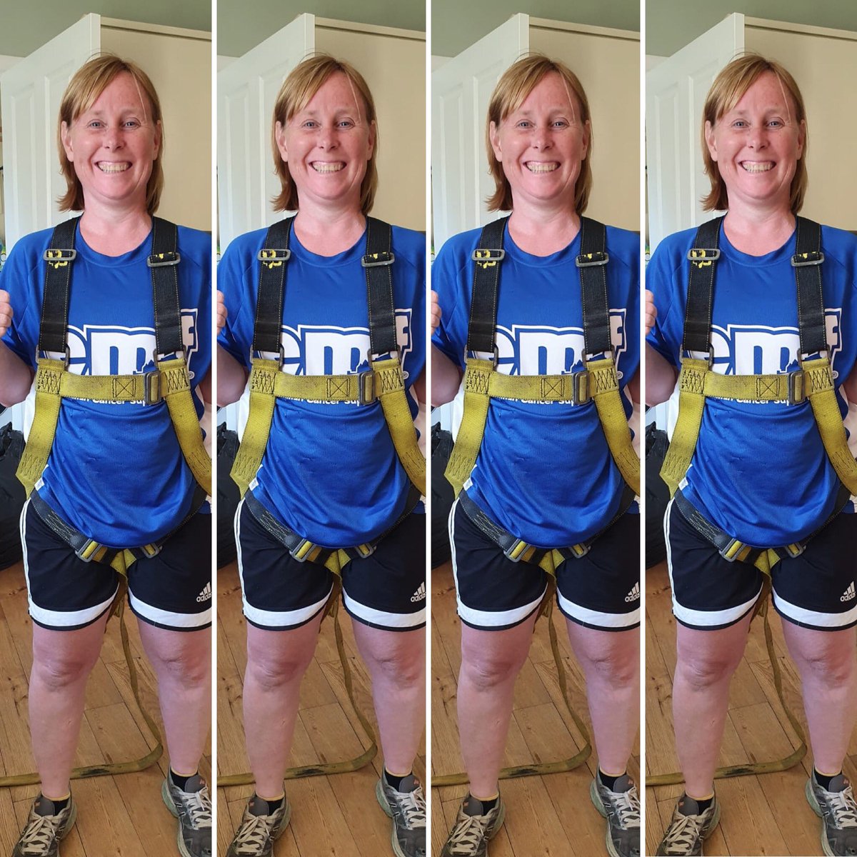JamiesonFj's tweet photo. This 👇🏻for me means afternoon on the roof cleaning the sofits #clean #safety #crazyme #harness #FranDailyPhoto no.323 https://t.co/UNpqgZ1Rzv